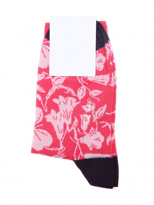 Носки  из смесового хлопка с цветочным принтом Paul Smith - Обтравка1