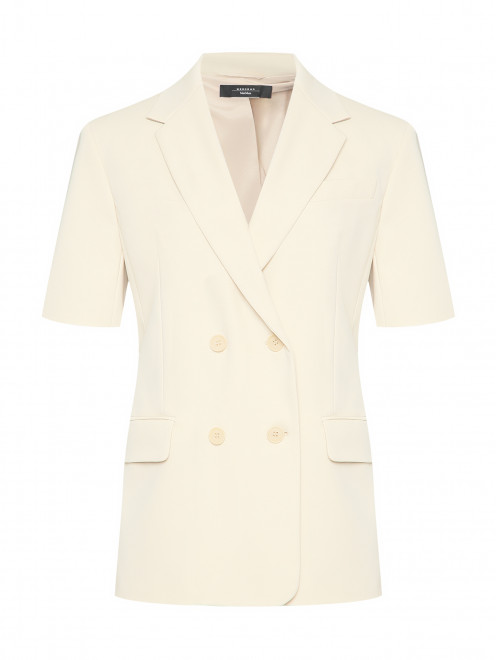 Трикотажный жакет с короткими рукавами Weekend Max Mara - Общий вид