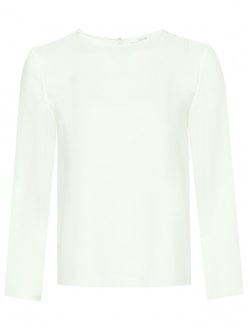Блуза из шелка с круглым вырезом Laurel - Общий вид