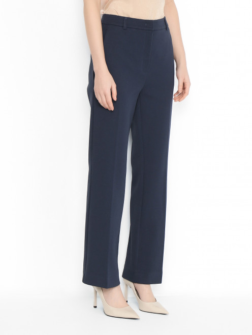 Брюки из смешанного хлопка Weekend Max Mara - МодельВерхНиз