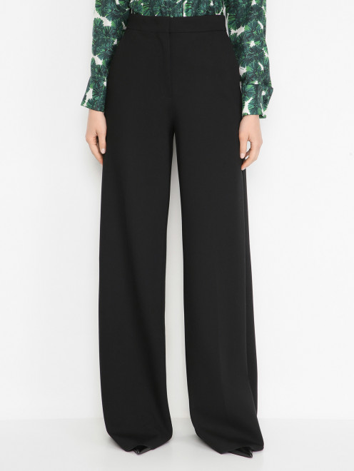 Трикотажные брюки прямого кроя Max Mara - МодельВерхНиз