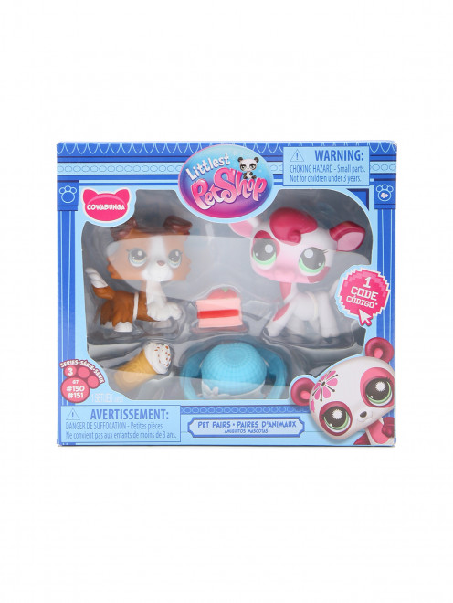 Набор "Пара друзей": две фигурки мини-животных Littlest Pet shop - Общий вид