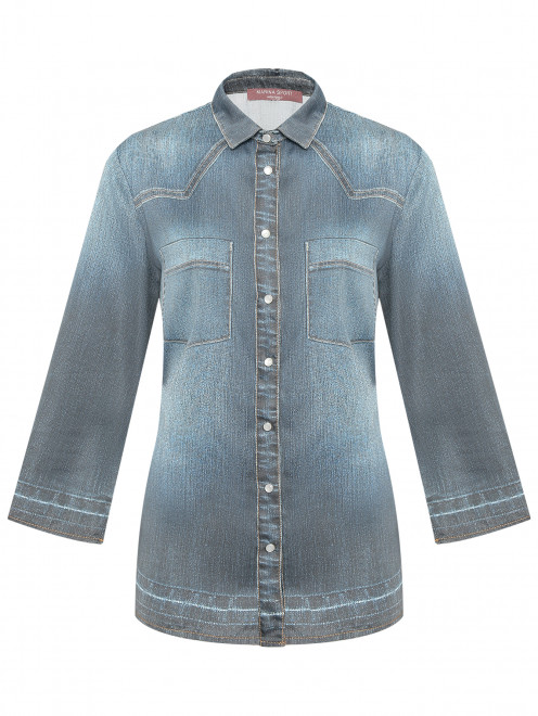 Блуза на кнопках Marina Rinaldi - Общий вид