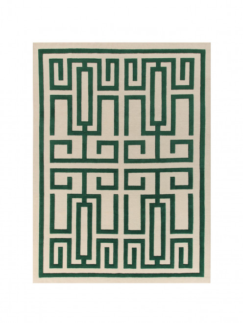 Ковер 240х170 см GIO PONTI LABIRINTO GREEN Amini Carpets - Общий вид