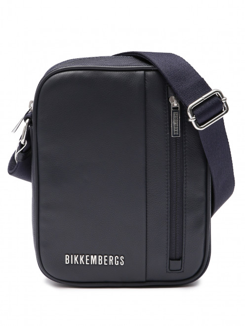 Кожаная сумка с логотипом Bikkembergs - Общий вид