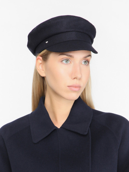 Кепка из шерсти с логотипом Weekend Max Mara - МодельОбщийВид