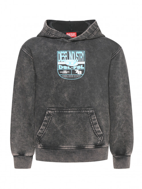 Толстовка из хлопка с капюшоном Diesel - Общий вид