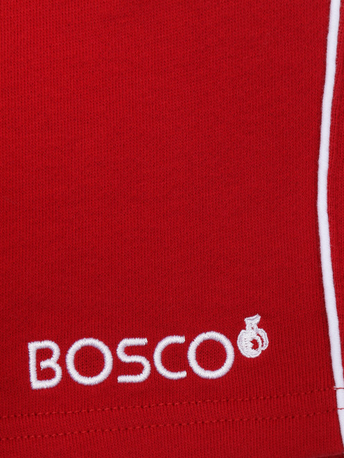Шорты из хлопка с вышивкой BOSCO - Деталь