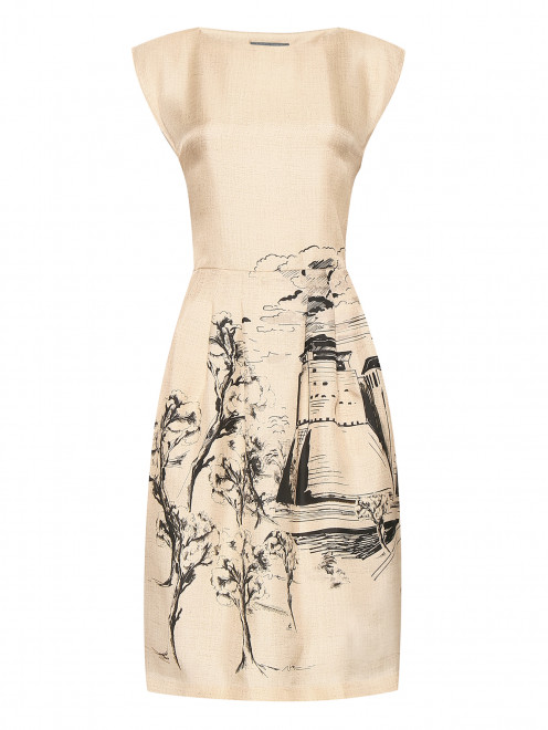 Платье из шелка Alberta Ferretti - Общий вид