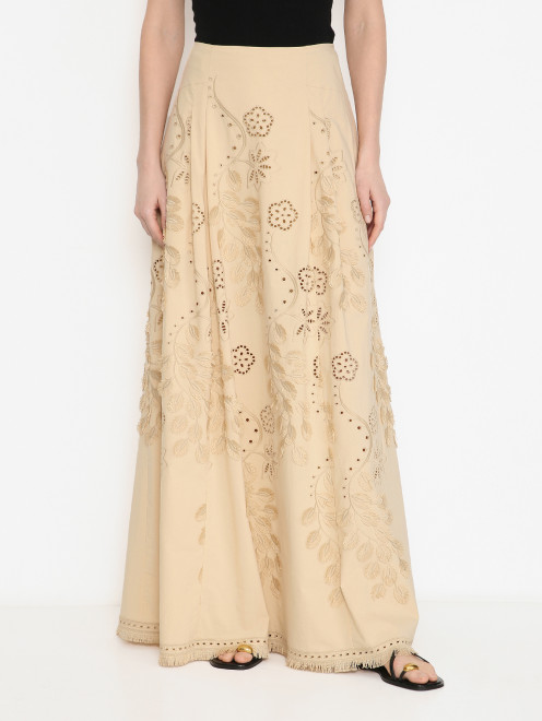 Юбка-макси с вышивкой Alberta Ferretti - МодельВерхНиз