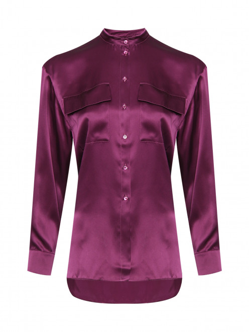 Блуза из шелка с накладными карманами Max&Co - Общий вид