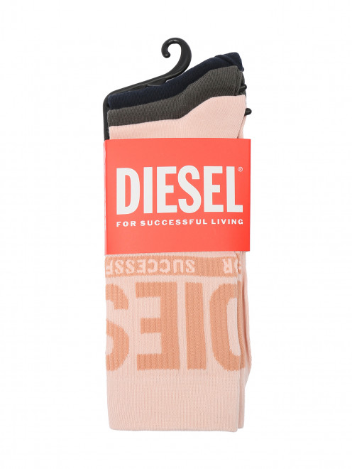 Набор носков с логотипом Diesel - Общий вид