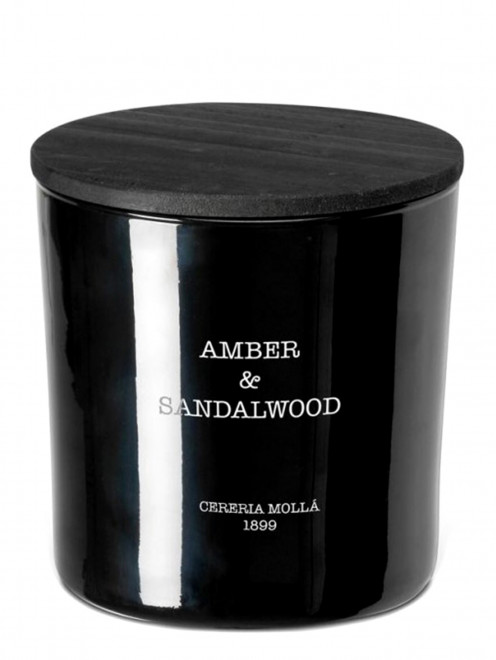 Свеча Amber & Sandalwood XL, 3 фитиля, 600 г Cereria Molla 1889 - Общий вид