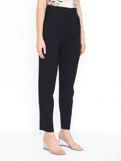 Брюки с защипами Max Mara - МодельВерхНиз