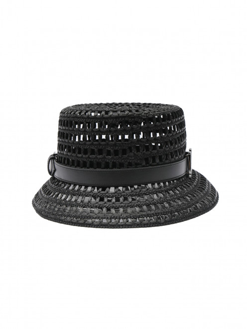 Плетеная шляпа с ремешком Max Mara - Общий вид