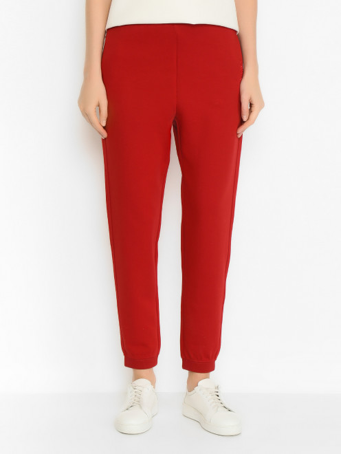 Трикотажные брюки-джоггеры Max Mara - МодельВерхНиз