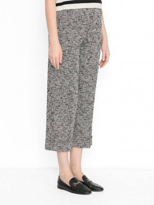 Укороченные брюки из хлопка Max Mara - МодельВерхНиз