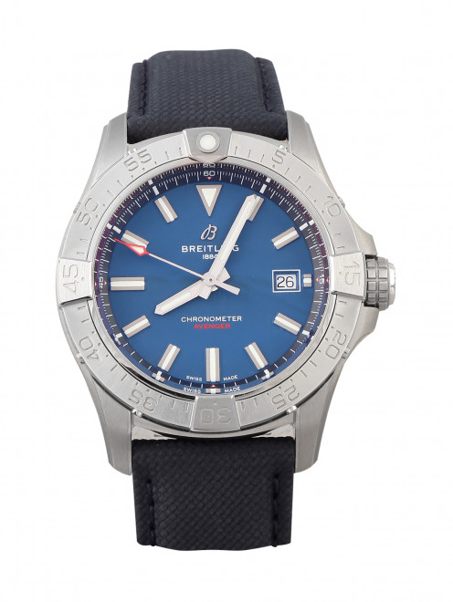 Часы с автоподзаводом на ремне из кожи и текстиля Breitling - Общий вид