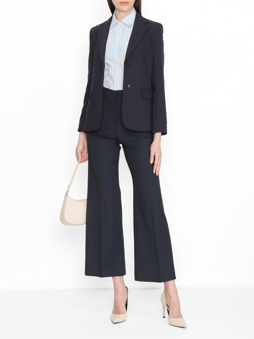 Прямые брюки из шерсти Weekend Max Mara - МодельОбщийВид