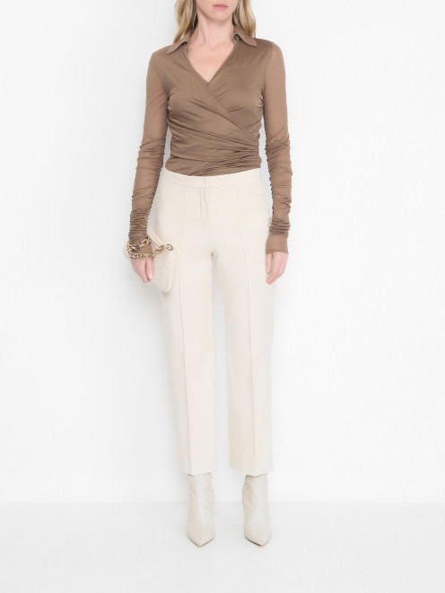 Блузка с драпировкой Max Mara - МодельОбщийВид