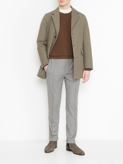 Куртка на пуговицах с карманами Doriani Cashmere - МодельОбщийВид