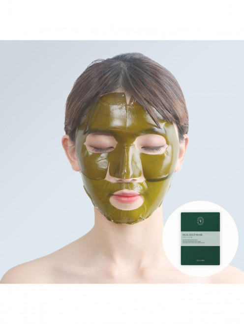 Маска для лица из натуральной ламинарии Real Kelp Facial Mask Cellbn - Обтравка1