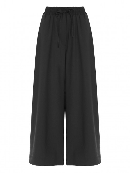 Широкие брюки из шерсти на резинке Weekend Max Mara - Общий вид