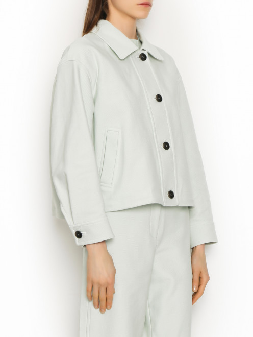 Легкая куртка-рубашка из хлопка Laurel - МодельВерхНиз