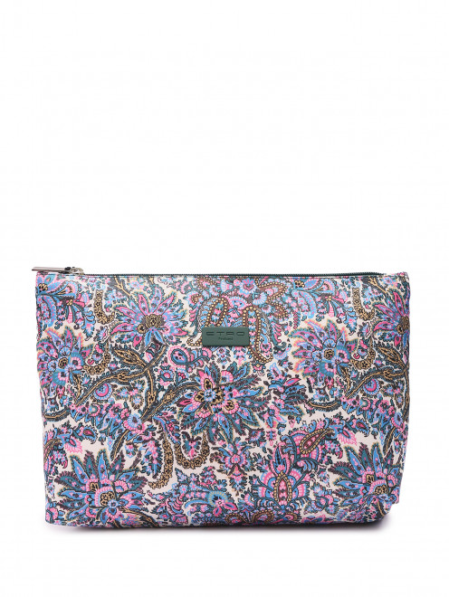 Большая косметичка из текстиля на молнии Etro - Общий вид