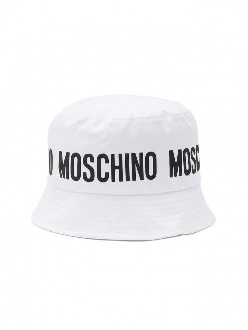 Панама из хлопка с логотипом Moschino - Общий вид