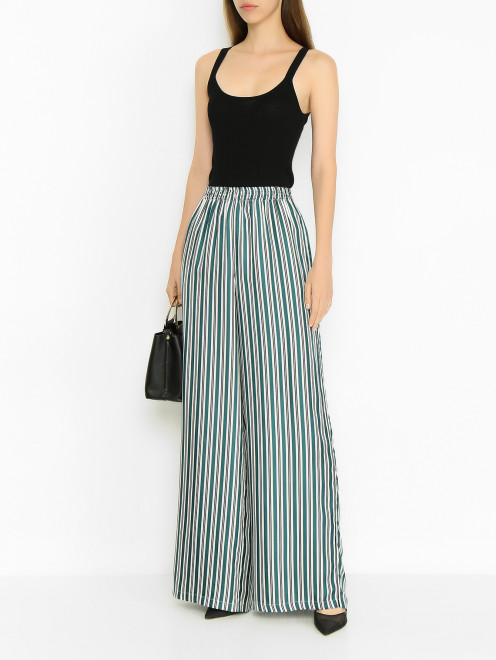 Топ из хлопка и вискозы Max Mara - МодельОбщийВид