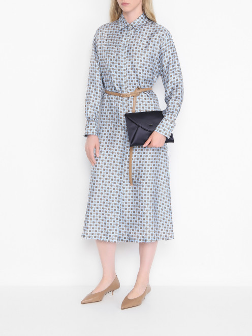 Сумка из текстиля на цепочке Max Mara - МодельОбщийВид
