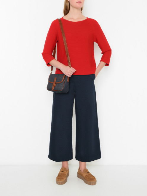 Базовый джемпер из хлопка Weekend Max Mara - МодельОбщийВид