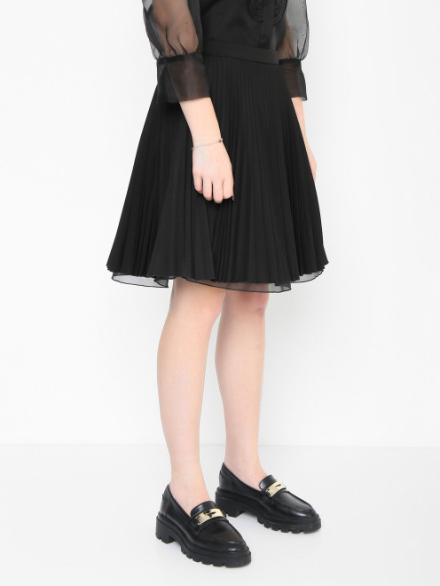 Однотонная юбка плиссе Elie Saab - МодельВерхНиз