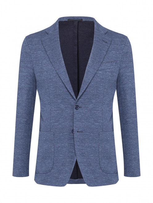 Пиджак из хлопка на пуговицах Doriani Cashmere - Общий вид