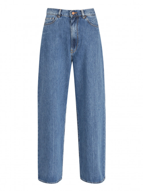 Широкие джинсы из темного денима 3x1 - Общий вид