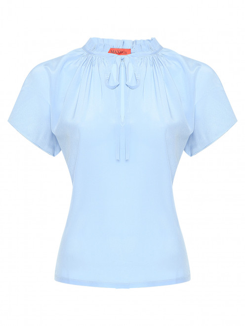 Блуза из шелка с короткими рукавами Max&Co - Общий вид