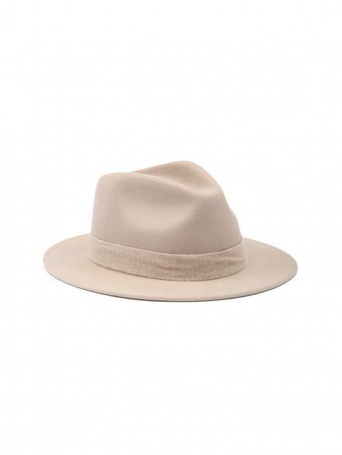 Шляпа из шерсти с декором Stetson - Общий вид