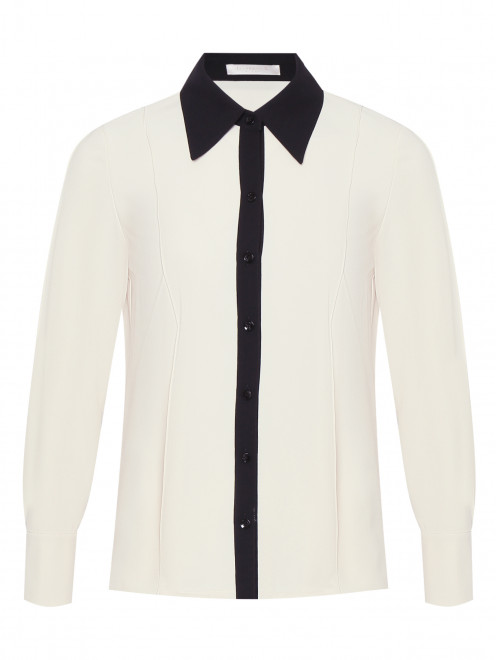 Блуза с контрастной отделкой Ellassay - Общий вид