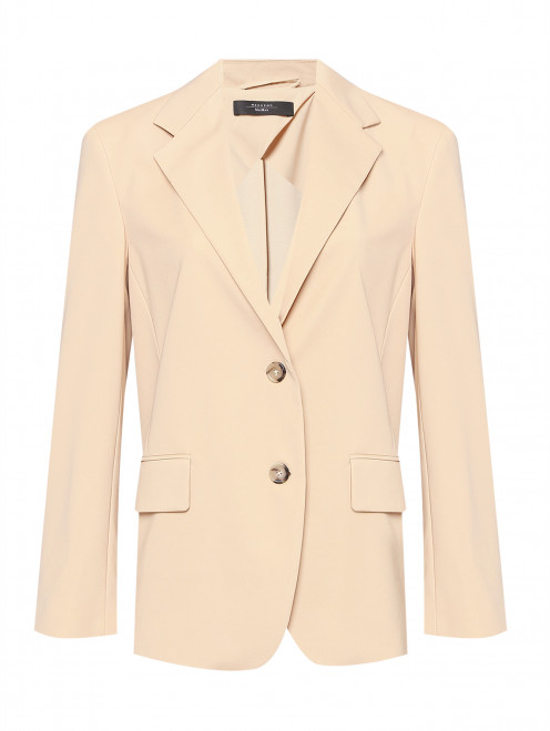 Однобортный жакет с карманами Weekend Max Mara - Общий вид