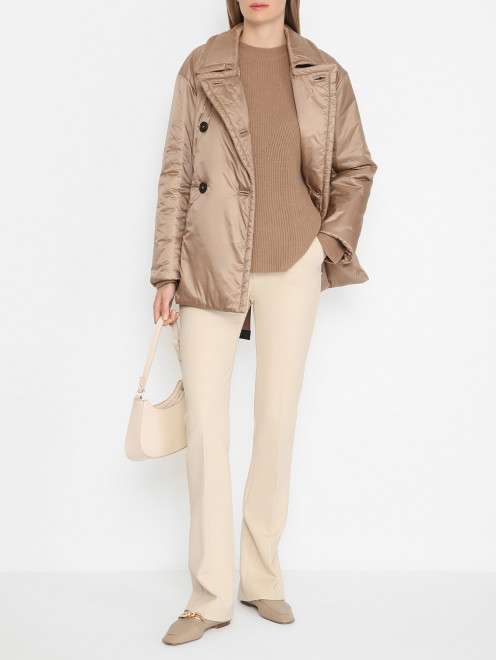 Утепленная куртка с поясом Max Mara - МодельОбщийВид