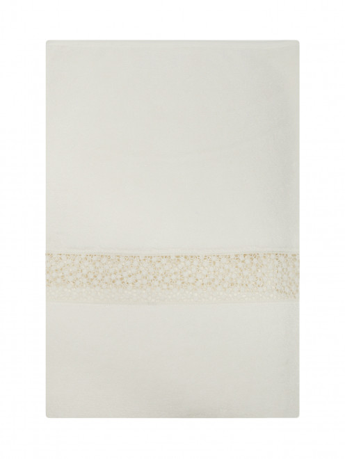 Полотенце из хлопка со вставкой из кружева 100 x 150 Frette - Обтравка1
