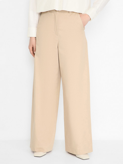 Широкие брюки с карманами Weekend Max Mara - МодельВерхНиз