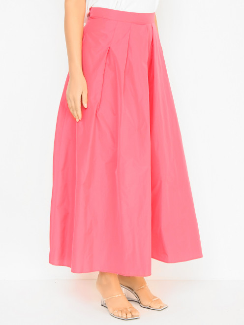 Однотонная юбка со складками Marina Rinaldi - МодельВерхНиз