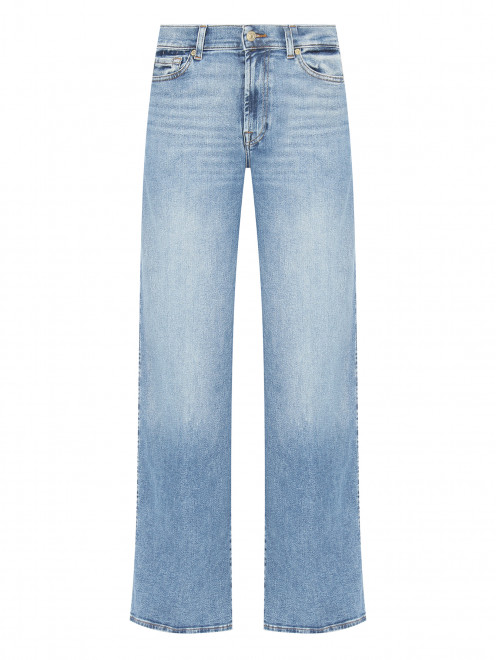 Широкие джинсы с эффектом потертости 7 For All Mankind - Общий вид
