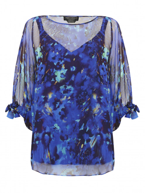 Блуза с узором на подкладе Marina Rinaldi - Общий вид