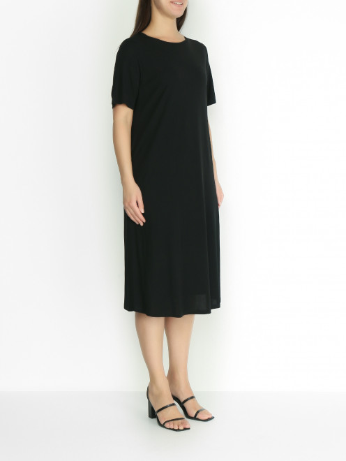 Платье с короткими рукавами Marina Rinaldi - МодельВерхНиз