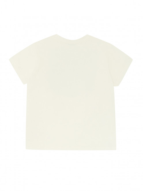 Хлопковая футболка с принтом Dolce & Gabbana - Обтравка1