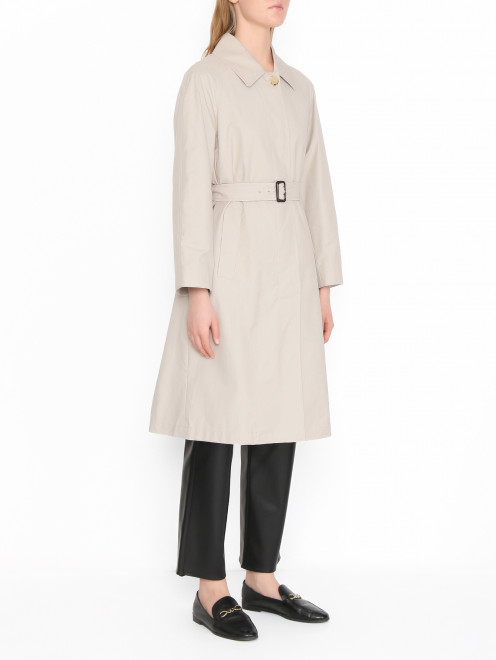Плащ-миди с поясом Max Mara - МодельВерхНиз