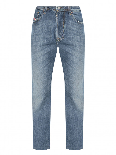 Однотонные джинсы из хлопка Diesel - Общий вид